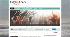 Desktop Screenshot of extraordinaryplaces.com